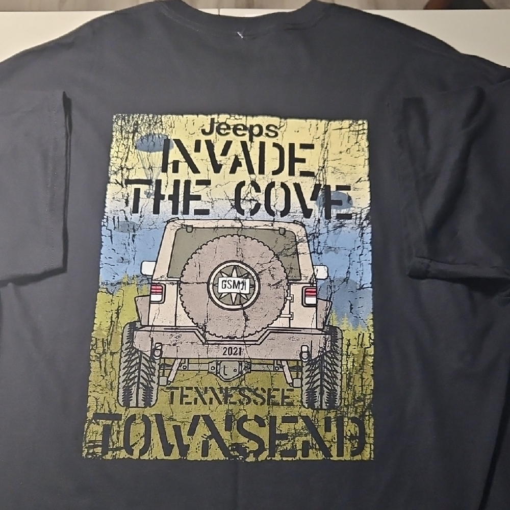 Jeep Adventure Graphic Tee - Dark Gray